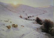 Joseph Farqharson The Sun Peeped o'er yon Southland Hills oil painting artist